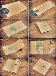 a4用紙でcdをコノ包む方法が非常に優れているとfacebookで話題 a attrip cdケース diy ギフト 手作り封筒