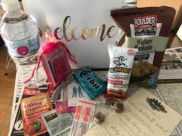 Alternatively, you can have them waiting in the depending on your event, you may also be able to display the treats for attendees to take as they leave, a great idea for a small destination wedding. Colorado Themed Wedding Welcome Bag Ideas Hourglass Productions