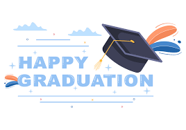 Happy Graduation Day Of Students Celebrating Background Vector Illustration  Wearing Academic Dress, Graduate Cap And Holding Diploma In Flat Style  3715664 Vector Art At Vecteezy