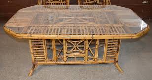 These can be light by cfl or led. Sold Price Vintage Philippines Bamboo Furniture Dining Table And Chairs July 2 0120 6 00 Pm Edt