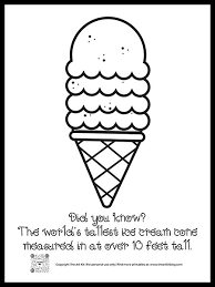 There's an ice cream flavor that can change from blue to purple when you lick it. Free Many Scoops Ice Cream Cone Coloring Page The Art Kit