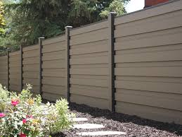 Trex fencing can be used in a privacy railing application. Trex Horizons Horizontal Privacy Fence Fence Deck Supply