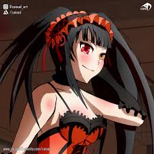 See more fan art related to #date a live , #breasts , #kurumi tokisaki , #date a bullet , #black hair , #twin ponytails , #uniform , #date a live. Artstation Kurumi Tokisaki Fanart Caio Ad Artes