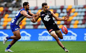 What television channel is north melbourne vs carlton on? Citjrstcepvxim