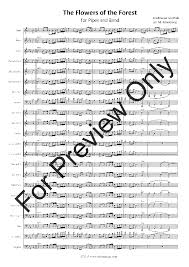 1 post • page 1 of 1. The Flowers Of The Forest For Bagpipes And Concer J W Pepper Sheet Music