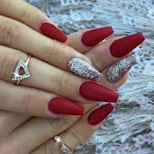 Best Acrylic Christmas Nails 71 Acrylic Christmas Nail Designs Best Nail Art Prom Nails Red Coffin Nails Designs Coffin Shape Nails
