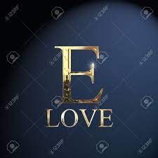 These are the core obsessions that drive our newsroom—defining topics of seismic importance to the global economy. Gold Alphabet Letter E Word Love On A Blue Background Stock Photo Picture And Royalty Free Image Image 14052907