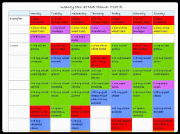Fitness And Motivation Insanity Max Full Meal Recipes Nutrition Tracker