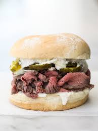 Cover the bowl with plastic wrap and marinate beef in the fridge overnight. Sirloin Steak Sandwiches With Horseradish Sauce Foodiecrush