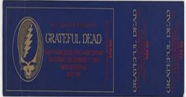 Grateful Dead: Ticket to New Year's Eve Concert streaming