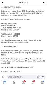 This calculator allows you to quickly calculate the standard deviation, variance, mean, and sum of a given data set. Dividen Rendah Rugi Buat Asb Loan Viral Media Johor Facebook