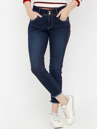 Kraus Light Blue Mid Rise Skinny Jeans For Women Price In