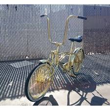 20 Lowrider Bike Falsie All Gold Bicycle Lowrider Bike Lowriders Golden Bike