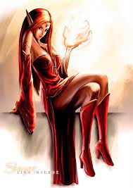 Lina Inverse Slayer Dota Heroes Beautiful Picture Of Lina Inverse The Slayer Dota Videogames Fanart Slayer Elf Characters Vampires And Werewolves