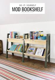 Diy Midcentury Modern Bookshelf Jaime Costiglio Bookshelves Diy Furniture Plans Diy Furniture
