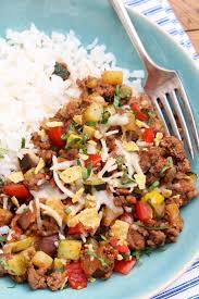 Easy Zucchini Ground Beef Dinner The Fountain Avenue Kitchen Dinner With Ground Beef Beef Dinner Healthy Ground Beef