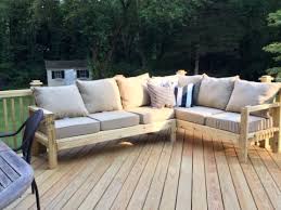 This diy patio chair matches our diy outdoor couch to complete your diy outdoor furniture set! One Arm 2x4 Outdoor Sofa Sectional Piece Ana White