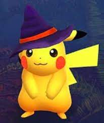 Witch Hat Pikachu From Pokemon Go Pokemon Pokemon Go Halloween Event