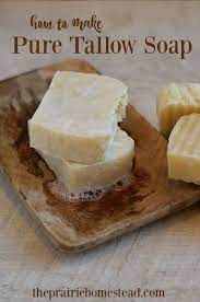 How To Make Pure Tallow Soap Homemade Soap Recipes Tallow Soap Cold Process Soap Recipes