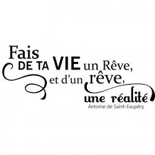 Stickers Fais De Ta Vie Un Reve Et D Un Reve Une Realite Photo De Couverture Citation Citation De Joie Photo De Couverture Facebook