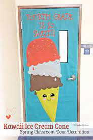 Classroom door decorations for spring. Easy Classroom Door Idea For Spring Onecreativemommy Com
