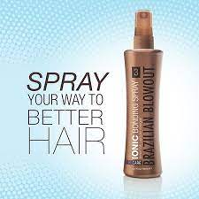 For Longer Lasting Shine Between Blowouts Use Our New Ionic Bonding Spray Formulated To Keep Hair Looking Smooth And Friz Free Brazilianblowout Frizz
