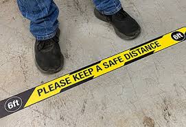 Floor Marking for Social Distancing | Creative Safety Supply