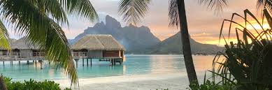 The only bus on the island, parked for the evening. Four Seasons Resort Bora Bora Audley Travel