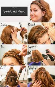 This Headband Braid Only Looks Complicated But Is So Easy To Diy Headband Hairstyles Braids For Short Hair Braid Headband Tutorial