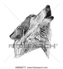 Ikuti kak yoko ya step by stepnya yaa. Black Ink Tattoo Hand Drawn Wolf Portrait Stock Illustration K69359777 Fotosearch