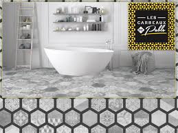 Hexagones Aspect Carreaux De Ciment 23x27 Carrelage Gc