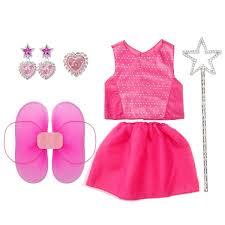 20pcs Girls Role Play Dress Up Trunk Pretend Play Costume Set For Kids Ballerina Princess Elf Pop Star Need To Know Costume Dress Pumpkin Costume Dress Up