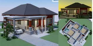 Find a 3 bedroom house plan that's perfect for you. Single Storey Modern 3 Bedroom House Plans Novocom Top