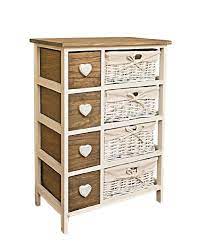 Rebecca Srl Cassettiera Mobile Bagno 8 Cassetti Cuore Paris Legno Scuro Vimini Bianco Vintage Shabby Chic Cod 0 1476 Mobile Bagno Vimini Bianco Cassettiera