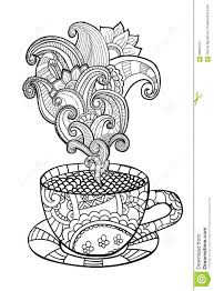 Znalezione Obrazy Dla Zapytania Tea Cups Coloring Pages Adults Desene Crafturi Pictură