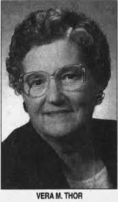 Vera M Van de Hey Thor (1923-2003)