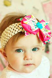 Baby Hair Bow Boutique Ribbon Hairbow Clip Infant Headband Easter Spring Baby Bow Newborn Toddler And Little Baby Hair Bows Diy Hair Bows Baby Bows
