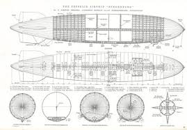 Line Drawing Of The Hindenburg Airship Hindenburg Hindenburg Disaster Airship