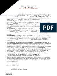Au solicitat in contradictoriu cu. Model Contract De Cesiune