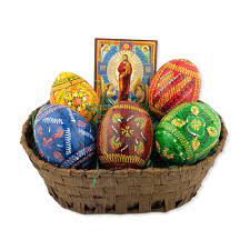 Your living room will look fun, and clean with a bit of simple décor and these jars fit the bill. Ukrainian Easter Eggs Basket With The 5 Hand Painted Pysanki Mini Icon Resurrection Of Christ By World Faith Walmart Com Walmart Com