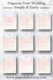 Wedding Planner Downloadable Wedding Planner Book Pdf Etsy Wedding Planning Book Wedding Planner Book Wedding Planning Binder