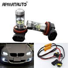 2x H11 Led Bulbs 100w For Fog Lights No Error For Bmw E71 X6 M E70 X5 E83 F25 X3 2004 For E53 X5 2003 2006 E90 325 328 335i Review H11 Led Led Bulb Bulb
