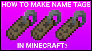 Wildcardcommandselector<actor> in java edition, must be a player name, a. How To Make A Name Tag In Minecraft Youtube