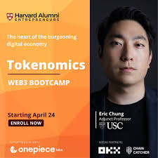 With Eric Chung, Adjunct Professor at the University of Southern  California, will guide an in-depth exploration of tokenomics and the  economic forces driving the crypto world. Enroll here:  https://t.co/W6UPmWO3eN #Web3 #Web3bootcamp #Tokenomics #