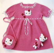 Hello Kitty Orgu Kiz Cocuk Elbisesi Jpg 793 768 Orgu Bebek Giysi Desenlerleri Krose
