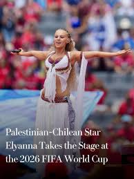 It's time for the second #FIFAWorldCup 2026 opening ceremony in Canada,  with Palestinian-Chilean singer #Elyanna taking to the stage alongside  Jessie Reyez for a performance of Illuminate, their track from the  tournament's