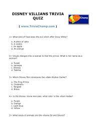 Sometimes we can't help but admire the disney villain wit and sass, even if we're technically not supposed to be rooting for them. To Print This Quiz Trivia Champ