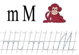 Literele M Mic Si M Mare De Mana In 2020 School Preschool Activities