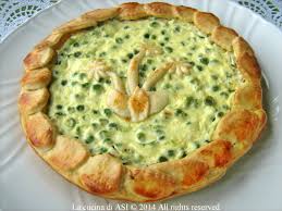 Una torta salata veloce e facile da preparare, perfetta per accompagnare il menù di pasqua.scopri di più su www.supersigma.com. Torta Salata Con Piselli E Ricotta La Cucina Di Asi