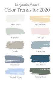 Benjamin Moore 2020 Color Trends In 2020 Schlafzimmer Streichfarben Farbtrends Moderne Wandfarben